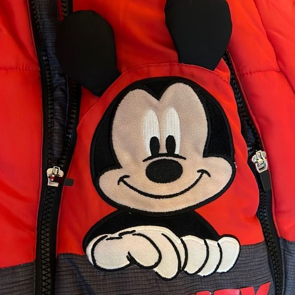 Disney Mickey Mouse red & black onesie - Picture 2 of 7